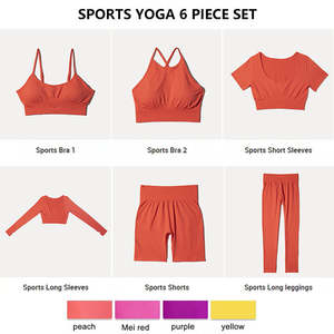 Ropa de Yoga de Fábrica OEM, Ropa Deportiva Suave, Elástica y Transpirable para Mujer, Entrenamiento Físico y Exportación a Todo el Mundo - Product Image 5