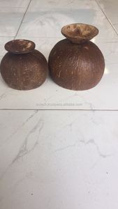 Cuenco de cáscara de coco orgánico vegano, artesanías naturales pulidas de larga duración para decoración del hogar, para servir cereales y ensaladas - Product Image 6