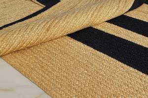 Alfombra de Yute Trenzada Estilo Boho, Tejida a Mano, de Fibra Natural, Estilo Rústico Chic para Decoración de Sala de Estar - Product Image 6