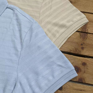 Camisa Original para Hombre, Bordado Personalizado, Patrón Sólido, Tejido de Punto Liso, BotexBD, Primavera y Verano - Product Image 6