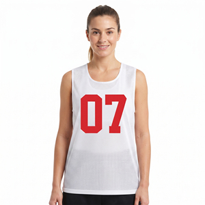 Chalecos de Baloncesto Personalizados para Mujer, Transpirables, de Malla, Chalecos de Entrenamiento de Baloncesto para Mujer, 100% Poliéster - Product Image 1