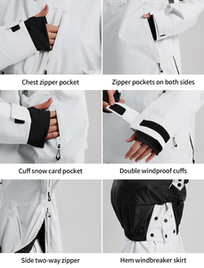 Professional Winter Women Ski <b>Suit</b> Waterproof Snowboard Jacket Pants Breathable <b>Snow</b> Outfit Cold Weather Outdoor Winter Gear - Product Image 4