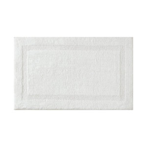 Tapis de porte antidérapant, tapis d'entrée de bienvenue, tapis de sol en peluche, fabriqué à la machine, motif floral moderne, coton écologique, carré, fin, pour salle de bain - Product Image 1