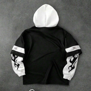 Sudadera con Capucha para Hombre, de Alta Calidad, a la Moda, del Mejor Proveedor, Ligera, de Nuevo Diseño, Transpirable, de Gran Tamaño, Tejida en Poliéster, Estilo Nuevo - Product Image 2