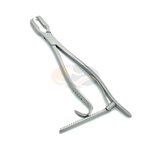 Pinces à os 5 pouces 12,5 cm en acier inoxydable réutilisables à verrouillage manuel à cliquet 2x2 dents Instrument chirurgical orthopédique - Product Image 3