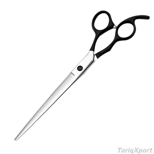 Professinal High Quality 8-Inch Stainless Steel <b>Dog</b> Grooming <b>Scissors</b> with Black Handle <b>Dog</b> Grooming Straight <b>Scissors</b> - Product Image 2