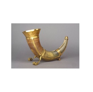 <b>Large</b> Decorative Drinking Horn Mug Handcrafted Natural Horn <b>Cup</b> For Medieval Festival Party Decoration - Product Image 5