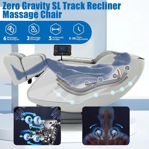 Fauteuil de massage de luxe le plus vendu, inclinable zéro gravité, avec airbags intégraux, canapé de massage tactile pour bureau - Product Image 5