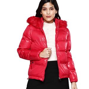 Winter Clothes Women 2021 Custom Bubble Shiny Crop Puffer Jacket - Product Image 1