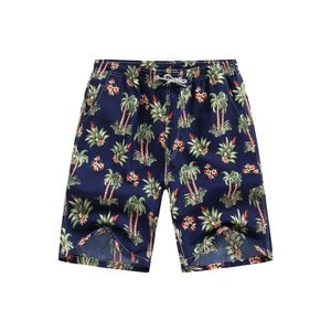 <b>Men</b> Floral Print Board Shorts Quick Dry Drawstring Waist Casual Swim <b>Trunks</b> Bermuda Length Polyester Material - Product Image 6