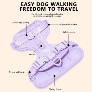 Arnés para Mascotas de Diseño Personalizado, Herrajes Resistentes, Material Transpirable, Ajuste Cómodo y Seguro para Actividades - Product Image 5