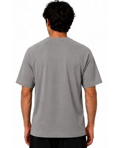T-shirt gris pour homme à manches courtes, col rond, uni, décontracté, streetwear, avec logo personnalisé, coupe oversize, mode, doux, premium, été - Product Image 2