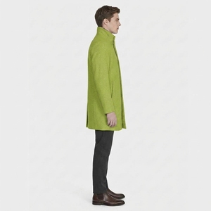 <b>Men's</b> <b>Long</b> Winter Puffer <b>Coat</b> Quilted Warm Jacket Full Sleeve Stand Collar Functional Pocket Design - Product Image 3