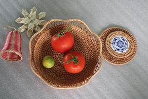 ซัพพลายเออร์เวียดนามส่งออกตะกร้าหวายสำหรับตลาดตกแต่งบ้านระดับนานาชาติ - Product Image 6