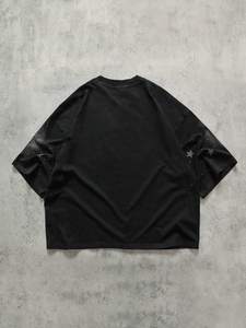 Nouveau style tendance OEM personnalisé T-shirt homme en strass Bling Crystal Streetwear Coton Chemises homme Décontracté Soirée Mode Fabrication - Product Image 3