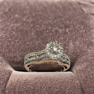 Elegant Ladies' Rose <b>Gold</b> <b>Cocktail</b> Diamond <b>Rings</b> Stylish Fashionable Design - Product Image 3