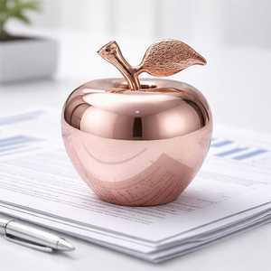 Prensapapeles de Metal Plateado en Oro con Grabado 3D, Accesorio de Escritorio Único, Decoración para el Hogar - Product Image 4