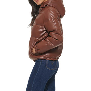 Breathable Men's Quilted Canvas Puffer <b>Jacket</b> OEM Custom Logo <b>Winter</b> Hooded Zipper <b>Waterproof</b> Warm Fashion Outerwear Wholesale - Product Image 4