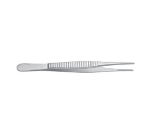 Pinces à dissection en acier inoxydable Jackson-Burrows 1 x 2 dents 14 cm Instruments de plateforme HC-CL-176 Chirurgie/Dentisterie/Vétérinaire - Product Image 5