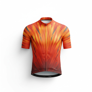 Vêtements de cyclisme en tissu recyclé écologique, logo personnalisé, vêtements de VTT de haute qualité, vente en gros de vêtements de vélo - Product Image 1