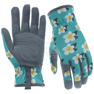 Gants de jardin à imprimé floral, longueur poignet, en polyester et coton respirant, style doux, pour usage domestique, printemps-été - Product Image 3
