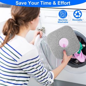 4pcs Reusable Microfiber Square <b>Mop</b> Pads Wet/Dry Floor Cleaning Home Use Machine Washable <b>Flat</b> <b>Mop</b> Replacements - Product Image 4