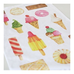 Barato personalizado cualquier tamaño diseño impreso limpieza plato paño secado lavable retráctil resistente 100% algodón juego de toallas de cocina - Product Image 2