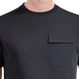 Mens Cargo T-<b>Shirt</b> Custom Utility Style Short Sleeve Casual Streetwear <b>Shirt</b> with Functional Cargo Pockets Lightweight - Product Image 3