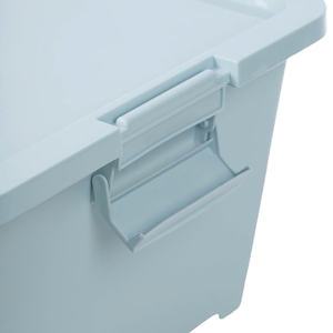 Caja de Almacenamiento Rectangular de Plástico 5328 con Tapa, Diseño en Colores Suaves, Organizador Bonito y Práctico para Usar en Cualquier Habitación - Product Image 4