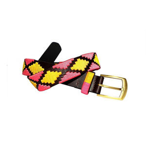 Cinturón de Polo Casual de Cuero Vacuno para Hombre y Mujer, Tejido Artesanal, Ajustable a la Cintura, Línea de Productos Ecuestres, OEM, Unisex - Product Image 2