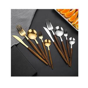 Juego de Cubiertos de Acero Inoxidable Sostenible con Acabado Cepillado, Vajilla Moderna Nórdica Elegante para Comidas Familiares Diarias, Regalos Empresariales - Product Image 5