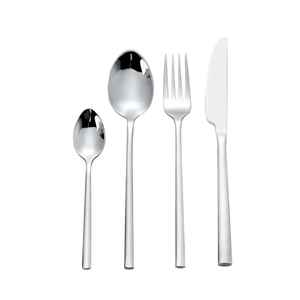 Juego de Cubiertos de Metal Elegante al por Mayor con Mango de Resina, Juego de Cubiertos Modernos de Acero Inoxidable con Acabado Espejo, Duradero para Bodas y Cocina - Product Image 4