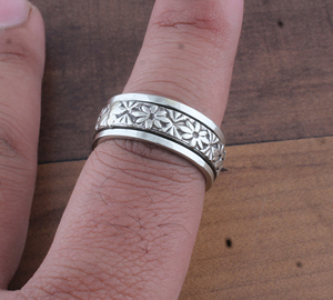 Anillo de Plata de Ley 925 al por Mayor, Anillo Minimalista de Plata para Mujer y Hombre, Anillo de Boda de Alto Brillo y Ajuste Cómodo - Product Image 2