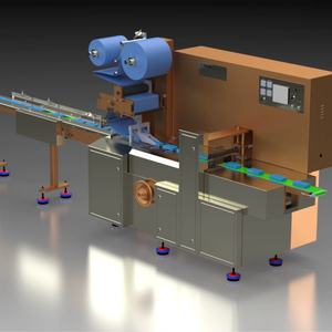 Máquina Envolvedora de Flujo Manual de Alto Rendimiento MOI ENGINEERING, Accionada Mecánicamente, Fácil de Operar, para Envasado de Alimentos, Bebidas y Productos Metálicos - Product Image 1