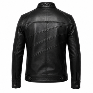 Premium Handmade <b>Leather</b> Jacket for Men Classic Vintage Fashion Outerwear Soft Genuine <b>Leather</b> Durable Luxury <b>Leather</b> Jacket - Product Image 6