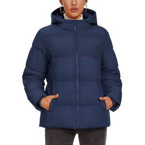 OEM 2026 Fashion Women Outdoors Casual Hooded Puffer <b>Jacket</b> ultra <b>Packable</b> Plus Size Women's Down <b>Jacket</b> - Product Image 6