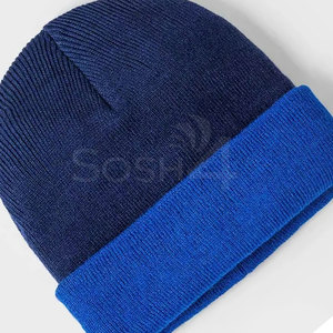 Top Selling 100% <b>Wool</b> High Quality Daily Soft Jacquard <b>Beanie</b> <b>Hats</b> for Adult Customized Logo & Colors - Product Image 1