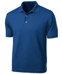 Chemise de golf pour homme en coton bleu marine infroissable, personnalisable en gros, avec logo et motif imprimé - Product Image 3