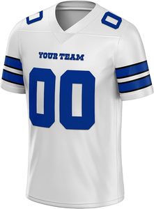 Camiseta de Fútbol Americano Bordada para Hombre al por Mayor, Camisetas de Rugby de Todos los Equipos, Logotipo Personalizado, 100% Poliéster, Malla Transpirable - Product Image 3