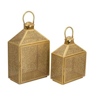 High Quality Durable Gold Metal Lantern Candle Holder Home Decor for Wedding Christmas <b>Valentine</b> Day Modern Design Customizable - Product Image 4