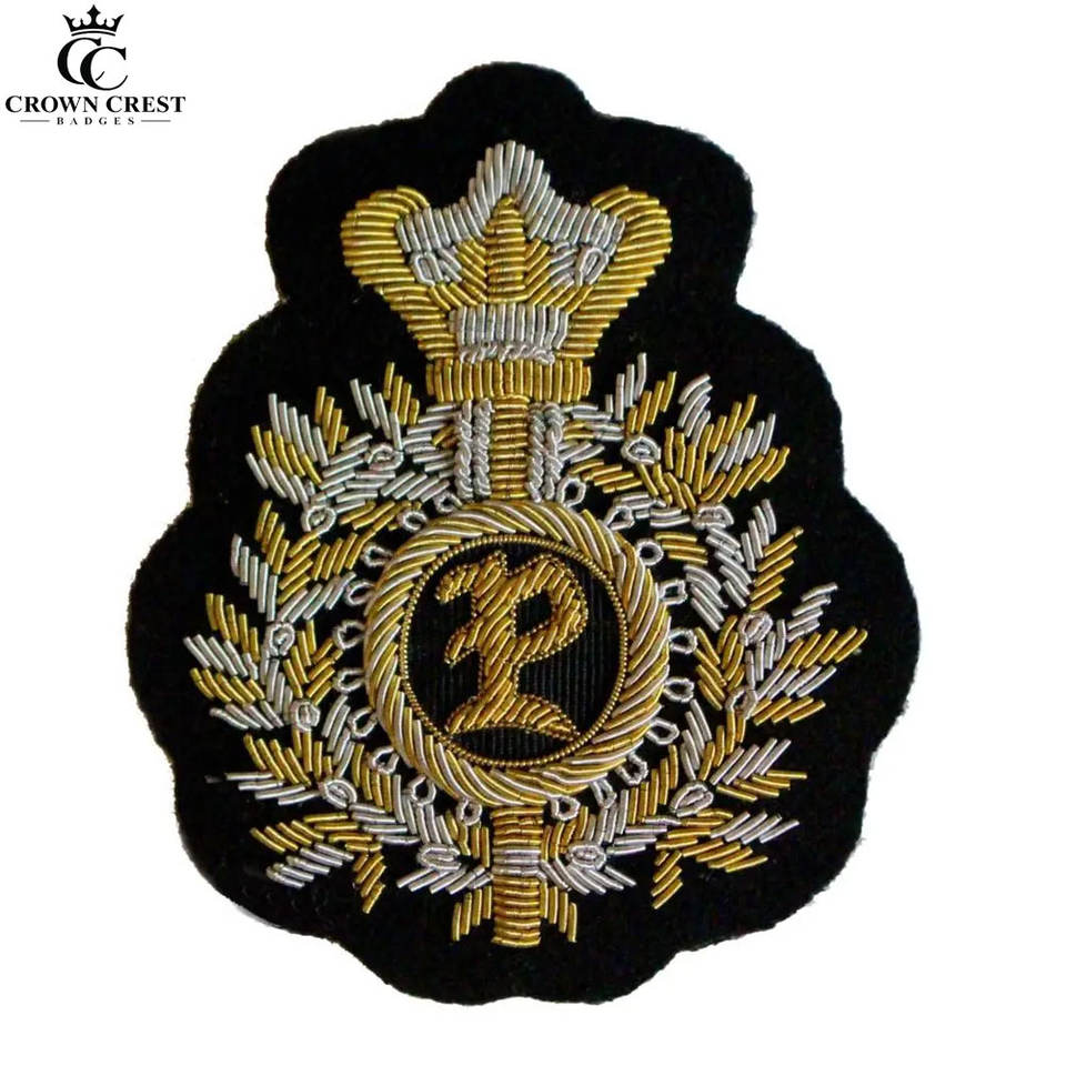 Fine Quality Bullion Blazer Badges With Detailed Goldwork Premium ...
