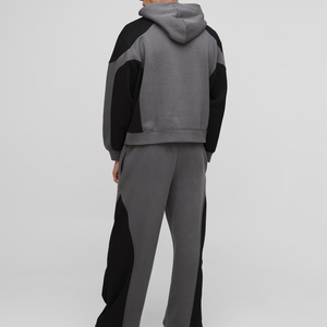 ชุดวอร์มผู้ชายทรงบ็อกซี่ ผ้าฟลีซคอตตอน 100% น้ำหนักเบา ระบายอากาศได้ดี มีฮู้ด สไตล์สตรีทแวร์ ขายดีประจำฤดูหนาว - Product Image 2