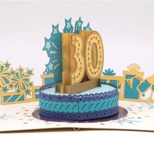 Carte de vœux 3D pop-up faite à la main pour anniversaire, occasions spéciales, artisanat en papier 3D - Product Image 1