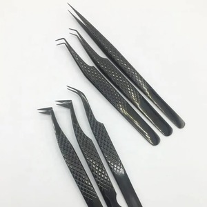 Pinces à sourcils en acier inoxydable de précision, pointe personnalisée, écologiques, durables, modernes, pour artistes professionnels en maquillage des sourcils - Product Image 1