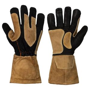 Guantes de Soldadura de Cuero Resistentes al Calor, Guantes de Seguridad Industriales, Guantes de Soldadura de Cuero al por Mayor, Protección Térmica para el Trabajo - Product Image 1
