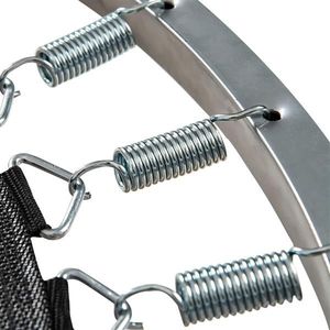 36-Inch Metal Trampoline with Handle Black Color - Product Image 3