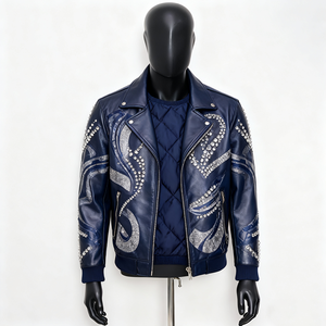 Veste en cuir véritable rose pour femme, style traditionnel, veste en cuir véritable, saison, TRIOTAKE INDUSTRY, échantillon gratuit - Product Image 3