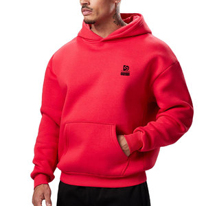 เสื้อฮู้ดผู้ชายผ้าฟลีซสีพื้น 100% ผ้าฝ้าย สำหรับออกกำลังกาย ฟิตเนส ทรงปกติ สไตล์ลำลอง แฟชั่นฤดูหนาว - Product Image 1