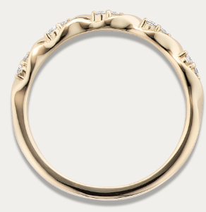 Anillo de Compromiso de Lujo de Oro Sólido de 14K con Diamante Cultivado en Laboratorio, Certificado IGI, Pedido Personalizado 3 - Product Image 4
