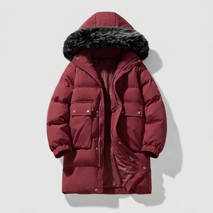 Thick Men Hooded Puffer Jacket Eco-Friendly <b>Waterproof</b> Windproof Custom Logo Packable <b>Winter</b> <b>Coat</b> Quilted Outdoor Wholesale - Product Image 2